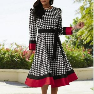 Houndstooth dress 18w
